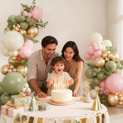 Pink and Green Balloon Arch Kit - Image 5