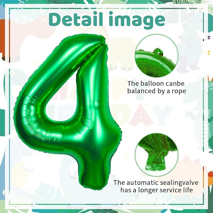 Dinosaur Party Decorations Balloons - Image 4