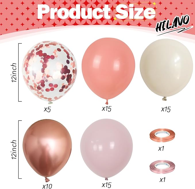 Dusty Pink Balloon Set - Image 2
