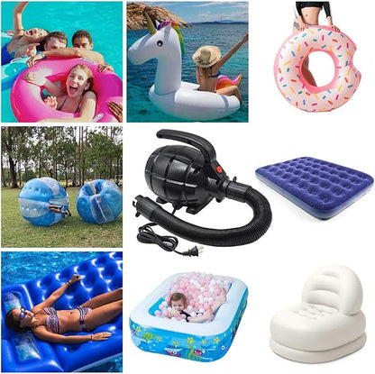 Electric Air Pump for Inflatables, 4 Detachable Nozzles, Inflator/Deflator - Image 7