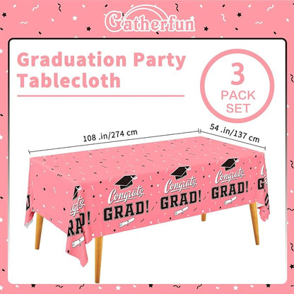 Graduation Tablecloths Graduation Party 2025 Table Decorations Waterproof - Image 2