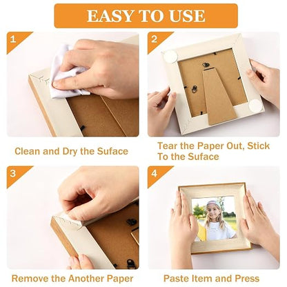 JANYUN 280 Pcs Sticky Dots, Square 20 mm Putty Clear Double Sided Tape | Glue - Image 5