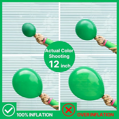 PartyWoo Green Balloons 50pcs Green Latex Helium Balloons 5 Inch | Birthday - Image 4