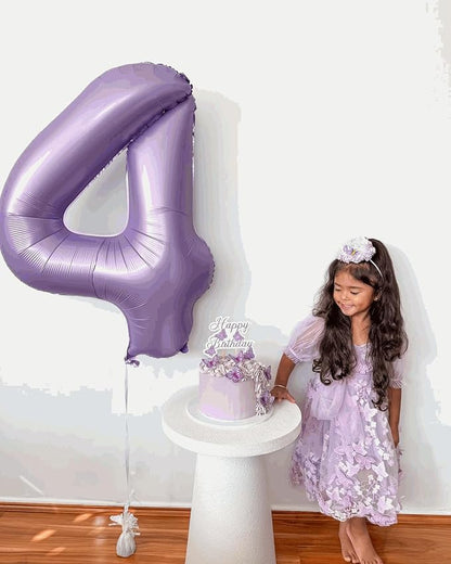 2 Balloon - Lilac Birthday Number Balloons, 40 Inch Decorations Men Women | - Image 9