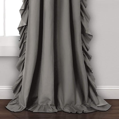 Lush Decor Reyna Ruffle Window Curtain Panel Set, Living room, or Dining Room - Image 4