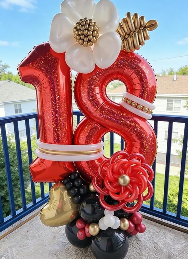 Laser Red 4 Balloon - Image 9