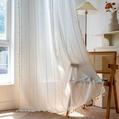 Sutuo Home Boho Curtains 72 Inches Length - Image 7