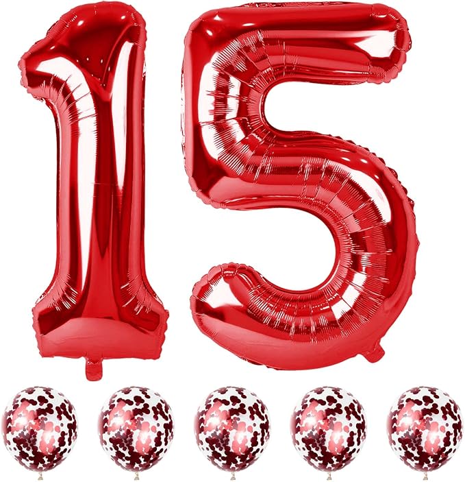 40 Inch 15 Foil Balloons by Lingqiang