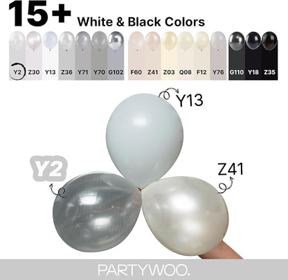 PartyWoo Clear Balloons 130pcs Different Sizes of 18 12 10 5 Inch | Balloons - Image 4