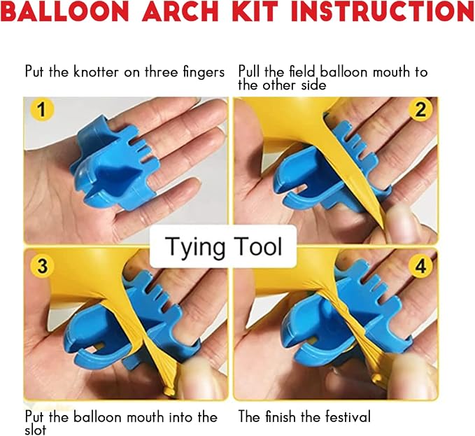 Archloon Black and Gold Balloons Arch Kit, Balloons Arch Kit - Image 4