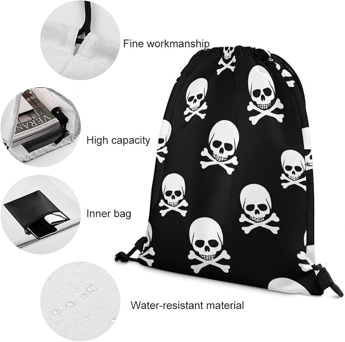 Lightweight Drawstring Sackpack Sports Backpack Waterproof - Image 4