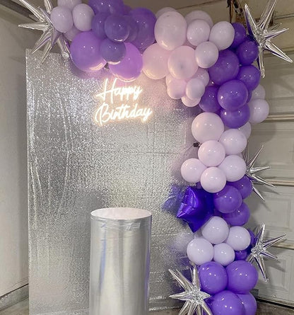 ShinyBeauty Photobooth Background Choice-4FTx7FT-Silver-Sequin backdrops - Image 3