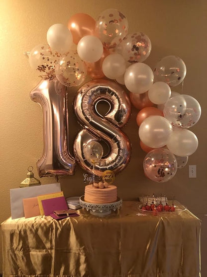 19 Balloon Numbers 40 Inch for 19th Year Old Birthday Decorations, Inflation - Image 2