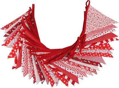 10M/32Ft Triangle Bunting Banner, Baby Shower, Outdoor and Home Decorations - Image 3