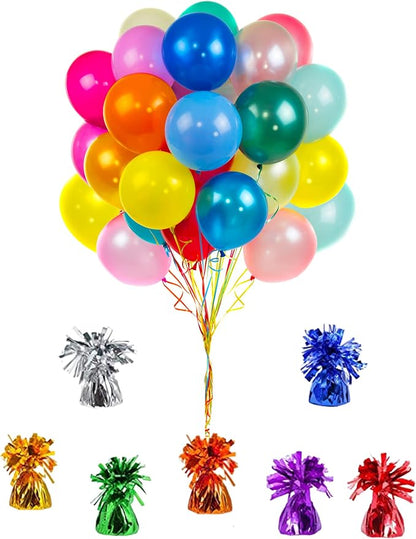 12-Count Green Metallic Balloon Weights, Birthday Party Favors, Novelty and Gag - Image 3