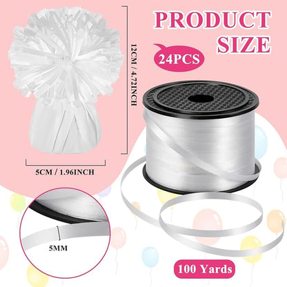 24 PCS Balloon Weights Metallic Anchor, Balloon Holder Heavy Weights | - Image 2