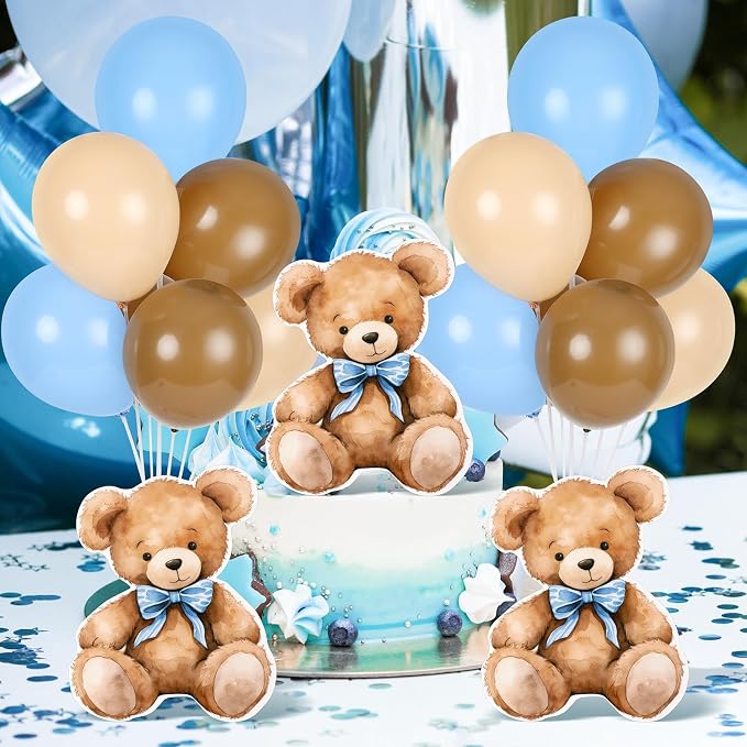 4 Sets Balloon Stand Kit for Table Bear Baby Shower Tables Centerpieces - Image 6