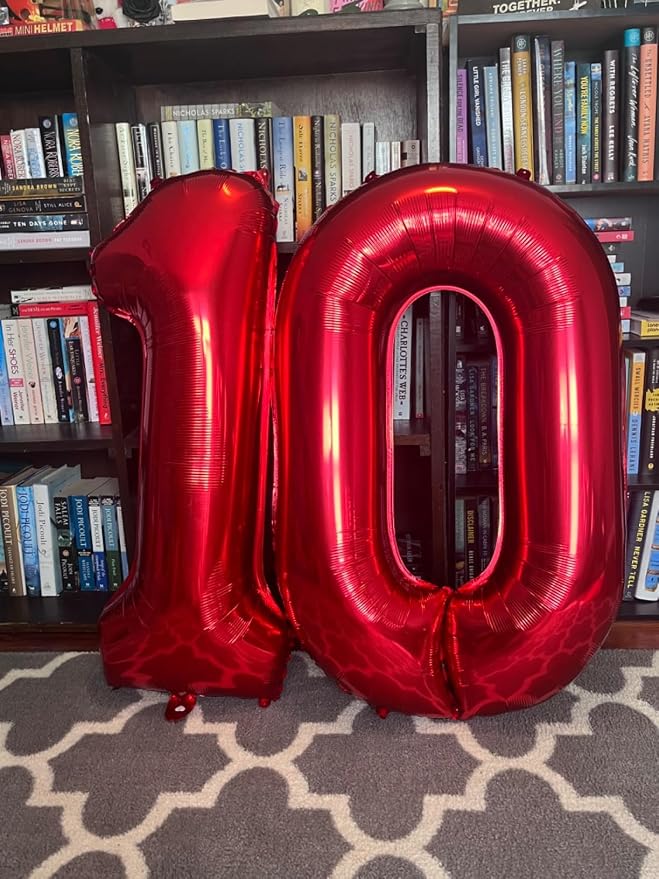 18 Balloon Numbers 40 Inch for 18th Year Old Birthday Decorations, Inflation - Image 3