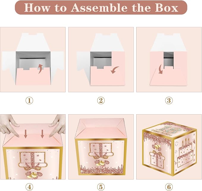 Guiruiy 3Pcs 18th Birthday Decorations Balloon Gift Boxes - Image 6