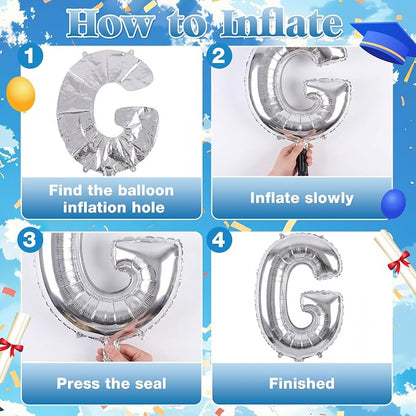 Capoda 148 Pcs Blue Silver Balloon Garland Arch Kit - Image 4