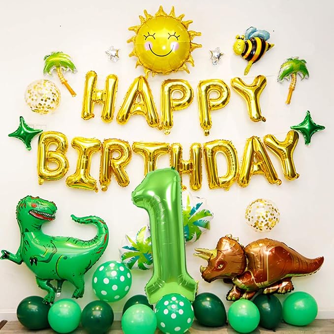 TONIFUL 40 Inch Green Number 5 Balloons Large Foil 5th Birthday Decorations | - Image 6