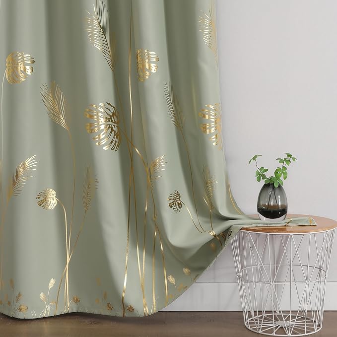 Sage Green Blackout Curtains for Living Room 96 Inches Long, Room Darkening - Image 3