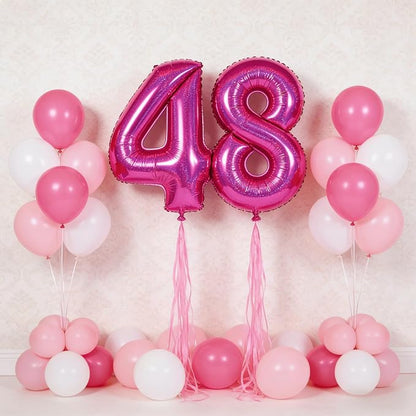 Laser Hot Pink 9 Balloon - Image 9
