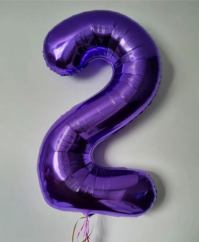 Number 23 Purple Balloons 40 Inch Giant Purple 23 Balloons 32 Number Balloons - Image 5