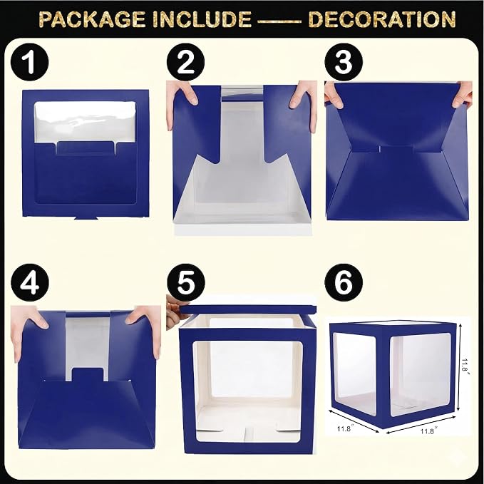 Blue and Silver Graduation Decorations Class of 2026 - Image 6
