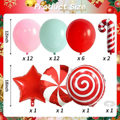 Christmas Balloons Set - Image 2