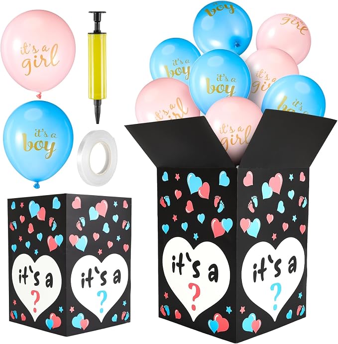 Ireer Gender Reveal Balloon Box by Ireer