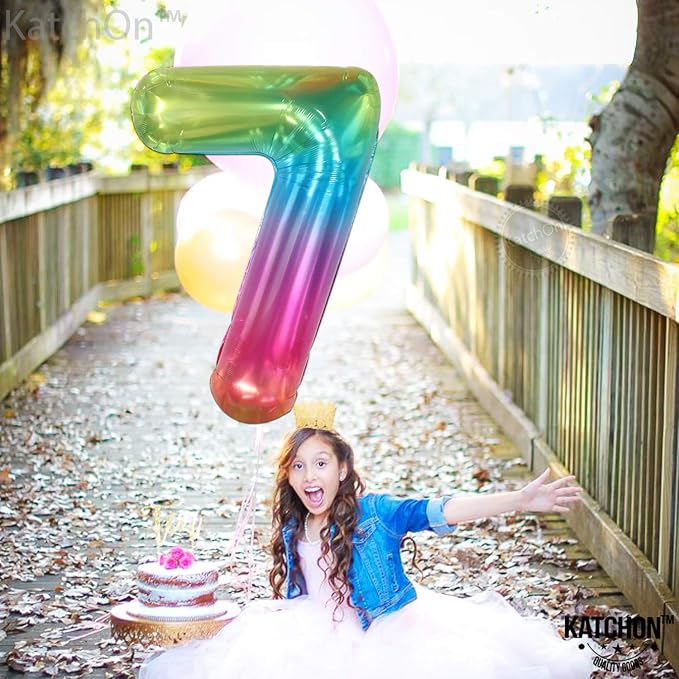 KatchOn Giant Jelly Number 7 Balloon - Image 8