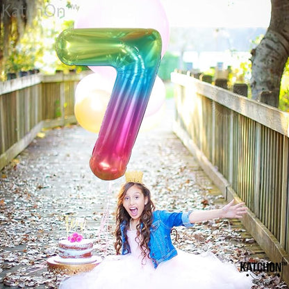 KatchOn Giant Jelly Number 7 Balloon - Image 8