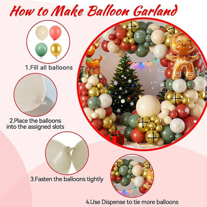Christmas Balloon Arch Kit - Image 3