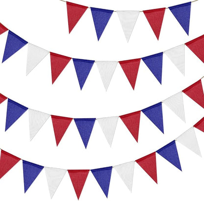 G2PLUS Triangle Flag Bunting, Pennant Banner and Decorative Garland, 39Ft | by G2PLUS