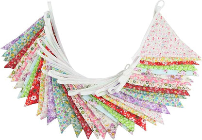 10M/32Ft Triangle Bunting Banner, Baby Shower, Outdoor and Home Decorations - Image 3