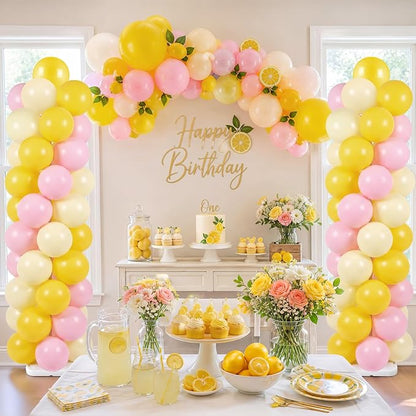 Skylety Lemon Balloon Column Stand Kit, 2 Sets 6.5 Ft Adjustable Balloon Tower - Image 6