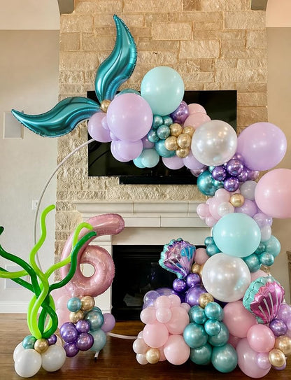 Mermaid Balloon Garland Arch Kit - Image 6