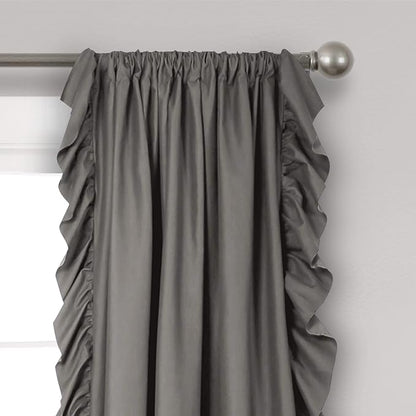 Lush Decor Reyna Ruffle Window Curtain Panel Set, Living room, or Dining Room - Image 2