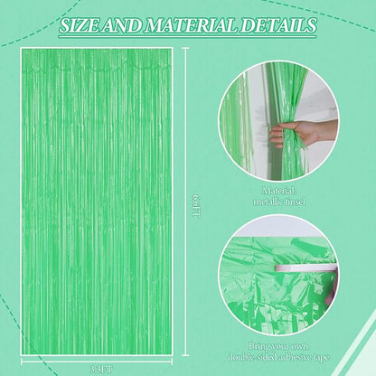 DECOCKRAT 2 Pack Foil Fringe Backdrop - Image 2
