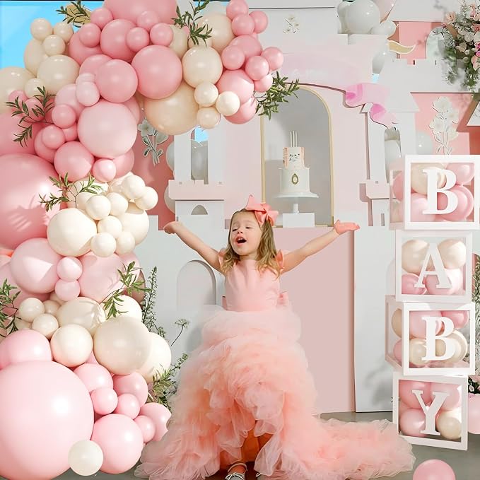 CROSSFINGERS Pink Baby Shower Decorations - Image 5