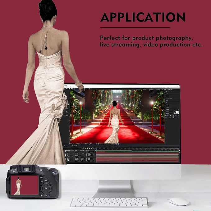 Burgundy Photography Backdrop for Photoshoot, Fabric 5x7ft | Versatile Studio - Image 3