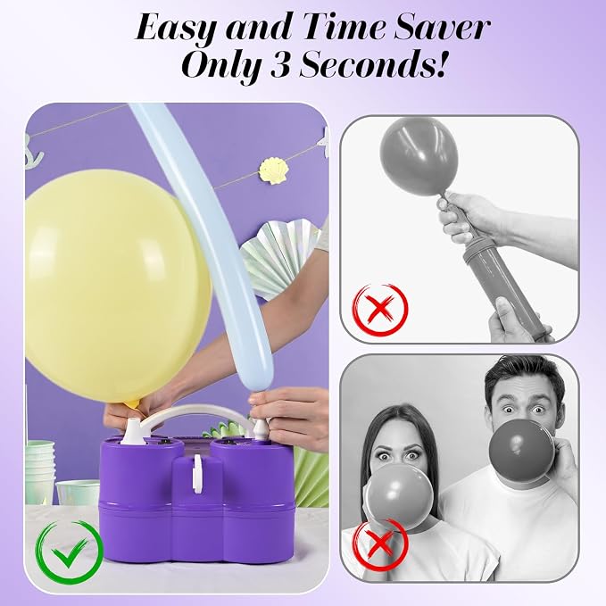 Electric Balloon Pump, 3-in-1 Portable Air Pump - Image 6