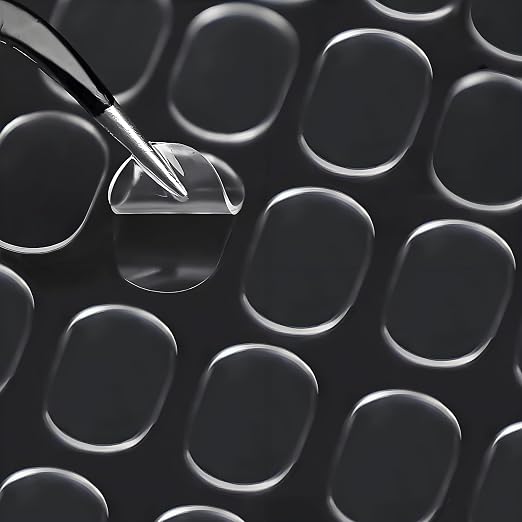 400 Pcs Clear Double Sided Sticky Dots, Removable Mounting Putty Adhesive Pads by uadbau-BuildABetterLife