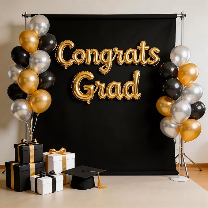 Black Photography Backdrop for Photoshoot, Fabric 5x7ft | Versatile Studio - Image 9