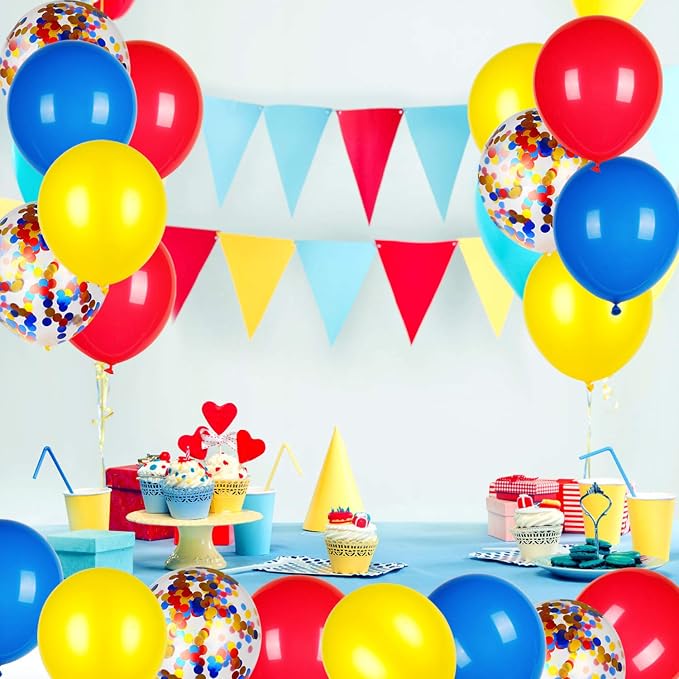 80 PCS Red Yellow Blue Latex - Image 8