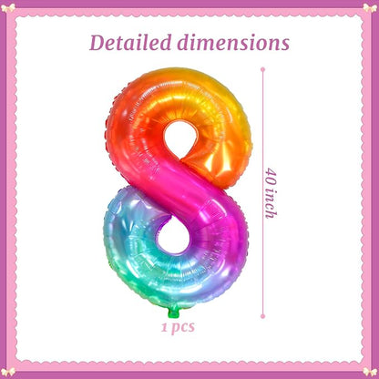 40 Inch Jelly Number 8 Balloon Suitable - Image 2
