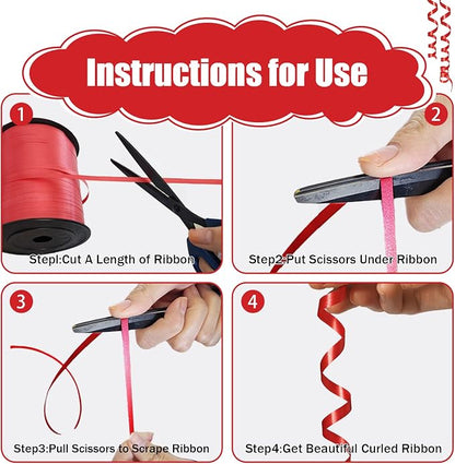 500 Yards Curling Ribbon，Red Balloon String Ribbon，for Gift Wrapping，Party - Image 3