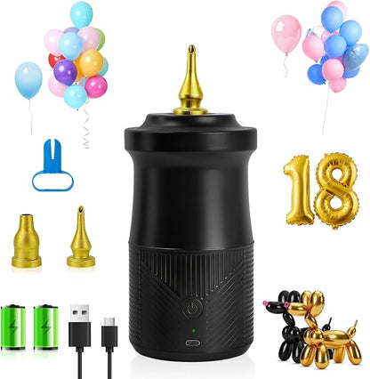 IDAODAN Electric Balloon Pump, Portable Electric Balloon Blower Machine by IDAODANBalloonArchStandDecorations