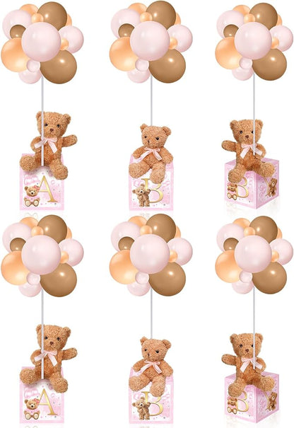Lenwen 6 Sets Baby Letter Boxes Decorations Table Centerpieces by Lenwen